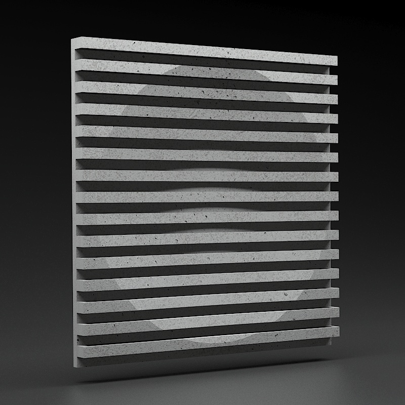 Panel 3D Zicaro Raxer Gray Rock