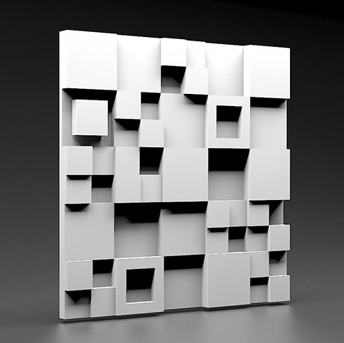 Panel 3D Zicaro Luna White Flash 